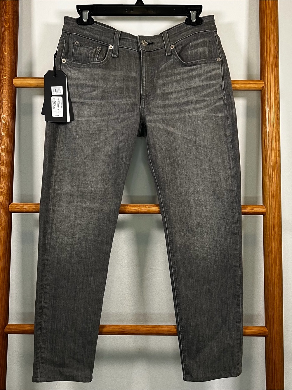 rag & bone Grey Slim Straight Jeans